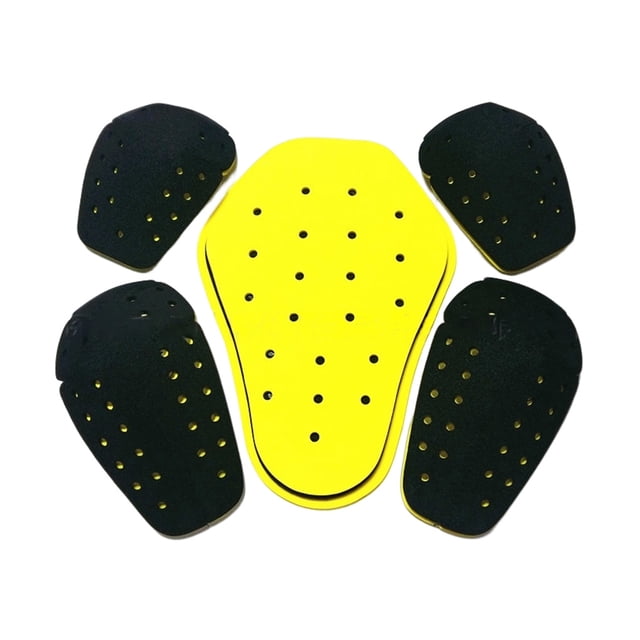 Eigraketly 5 unidades/juego de armaduras de carreras de motos EVA a prueba de golpes, accesorios universales de protección para hombros y espalda Ropa Deportiva, Zapatos