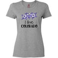 thumbnail image 3 of Inktastic I Love Colorado Columbine Flowers Women's T-Shirt, 3 of 5