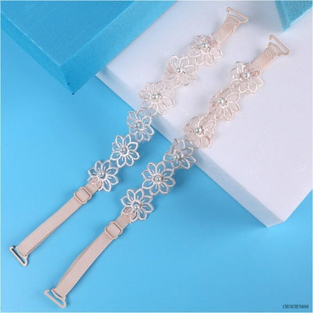 

Nonslip Lace Elastic Adjustable Band Bra Strap Holder Racer Back Clip For Women