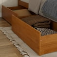 thumbnail image 4 of Madison Twin XL Platform Bed with Matching Footboard & Drawers in Light Toffee, 4 of 24
