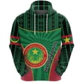 thumbnail image 3 of Sudadera con capucha con estampado de la bandera de Mauritania y el emblema nacional de MR para hombre, ropa informal, sudadera deportiva para niño y niña, 3 of 5