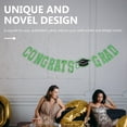 thumbnail image 2 of Pretyzoom Green Graduation Photo Backdrop Banner Decorative Wall Ornament for Party Background Decor, 2 of 5