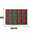 thumbnail image 3 of Christmas Plaid Placemats Place Mats Check Placemat Table Mats Decorative Kitchen Table Placemats, 3 of 7