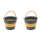 thumbnail image 1 of Cubo Almacenamiento Portátil Plegable 17L para Viajes en Casa (profundo) Azul, 1 of 4