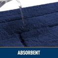 thumbnail image 5 of Buganda Door Mat for Inside, Absorbs Moisture and Low Profile Doormat Outdoor, Dirt Trapper Rugs for Entryway, 24"x36", Navy Blue, 5 of 8