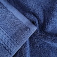 thumbnail image 4 of Superior 800 GSM Egyptian Cotton Heavyweight Bath Towel Set of 4, Navy Blue, 4 of 10