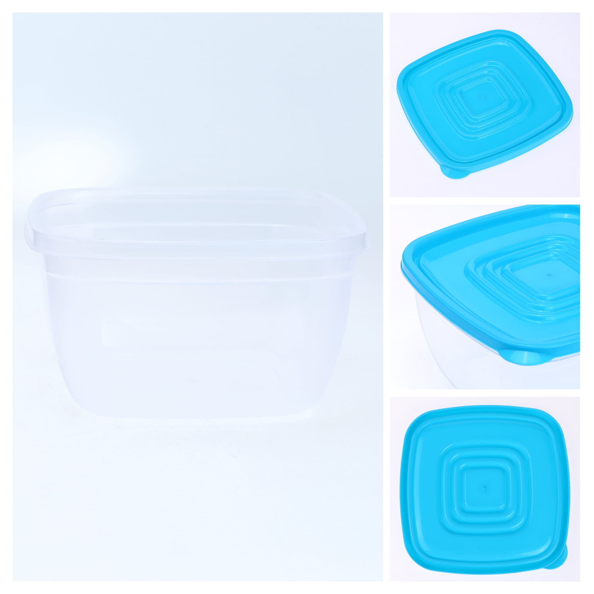Unique Bargains Food Storage Containers Lunch Box Square 10 Packs