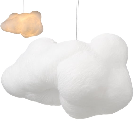 SEWCHICS Modern Cloud Ceiling Pendant Light Fixture, Decorative LED Lamp for Home, Bedroom, Living Room, Bar, and Office