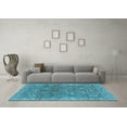 thumbnail image 3 of Ahgly Company Indoor Rectangle Oriental Light Blue Industrial Area Rugs, 5' x 8', 3 of 4