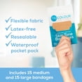 thumbnail image 5 of TruColour Skin Tone Bandages, Flexible Fabric, Sterile - Beige, 30 Count, 1 Pack, 5 of 10