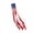 B, variant on 39.3In Usa Flag Patriotic Windsock Red White Blue Streamer For Fourth Of July Memorial Day Garden Patio Outdoor Hanging Decoration(A-100Cm*15Cm)