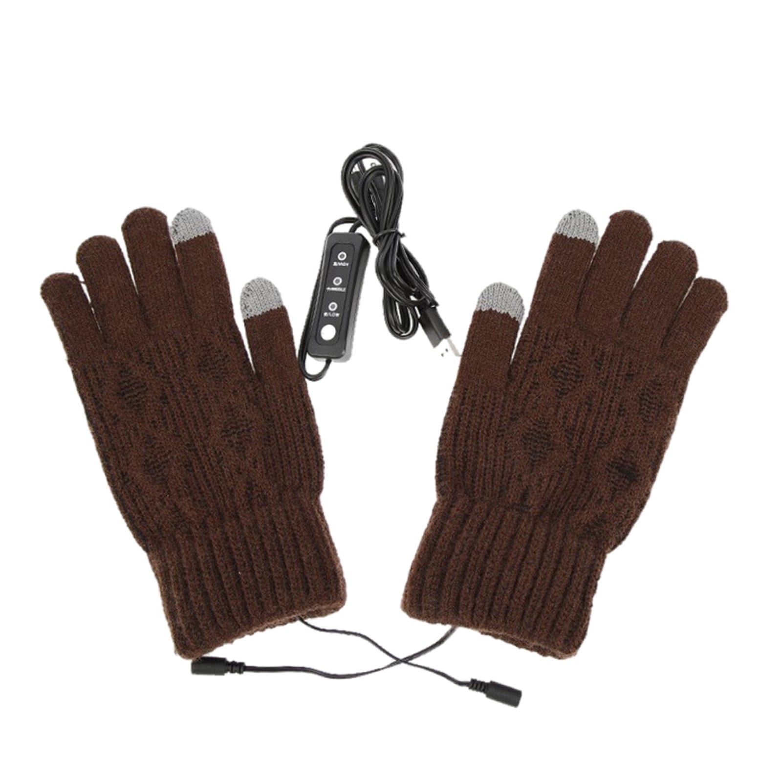 USB Heating Gloves 3 Temperature Level Laptop Glove for Typing Cycling