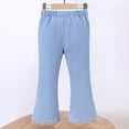 thumbnail image 5 of JUMEYU Baby Jeans Toddler Kids Baby Girls Fashion Cute Sweet Flared Pants Trousers Jeans Pants 4T (Blue,4 Years), 5 of 9