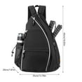 thumbnail image 5 of hejhncii Tennis Bag Pickleball Bag Adjustable Crossbody Sling Bag Pickleball Backpack, 5 of 9