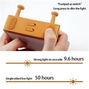 Toast Bread Night Light Kids, Bedside Dimmable Silicone Night Light with Phone Holder and Timer, Christmas Baby Night Light Gift(Snooze)