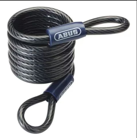 ABUS 1850 by 185 6 ft. Coiled Security Cable