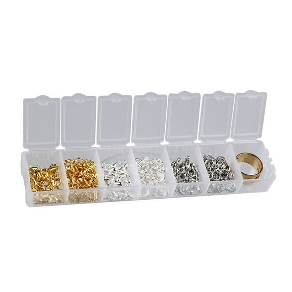 DECOMELODY 1 Set Small Metal Lobster Claw Clasps Assorted Color for Necklace and Bracelet Jewelry Makers