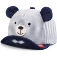 thumbnail image 1 of ZHAOCHENG Gorro de bebé con osito, gorro de primavera y verano para niño, gorro de algodón para el sol, niño y niña de 3 a 18 meses, 1 of 5