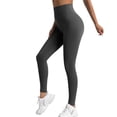 thumbnail image 3 of HEILAU High Waisted Leggings for Women Stretchy High Waist Peach Hip Lifting Yoga Pants Leggings for Women Tummy Control Black L, 3 of 8