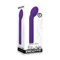 Evolved Sweet Spot Rechargeable Silicone G-Spot Vibrator Purple