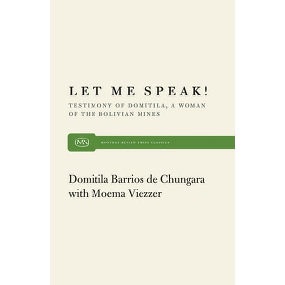 Pre-Owned Let Me Speak (Paperback) 085345485X 9780853454854
