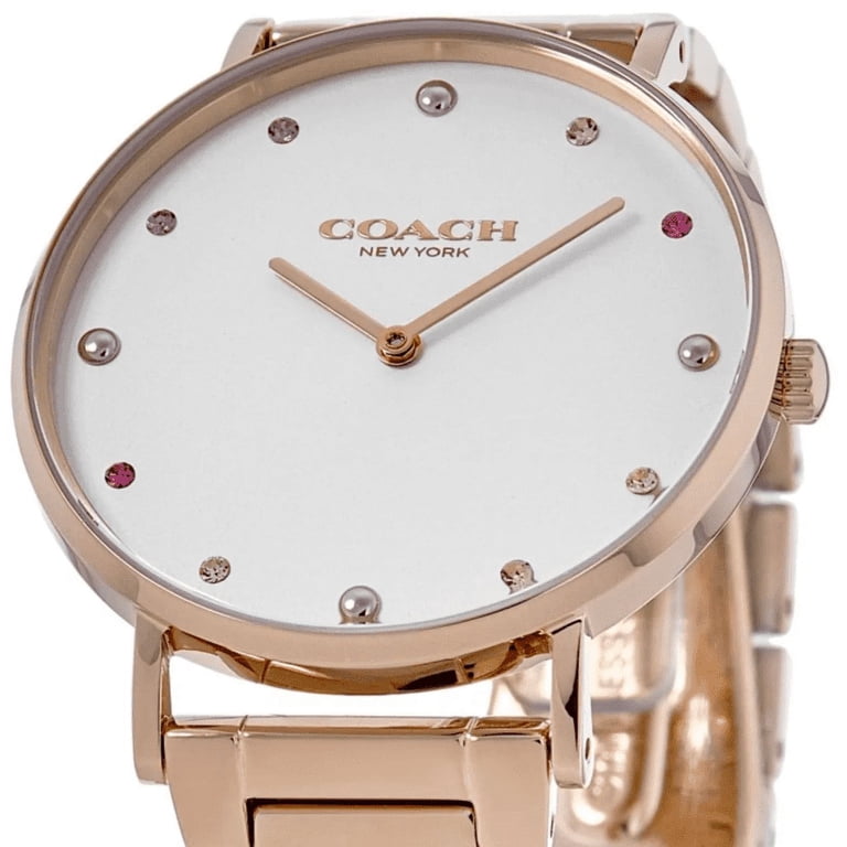 Womens Perry Stainless Steel Bracelet Watch 36mm- Rose Gold COACH Women main image 2