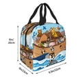 thumbnail image 2 of Pofeuu Animals on Noah's Ark Floating Print Lunch Bag Lunch Box Large Capacity Insulated Lunch Bag for Adult, Leakproof Reusable Lunch Tote Bags for Work, 2 of 5
