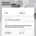 thumbnail image 3 of MIFO HiFiAir2 Écouteurs Sans Fil Haut-Parleur Dynamique Casque BT Oreillette BT 5.3 Casque à Réduction de Bruit Étanche Écouteurs IPX5 avec Application pour Contrôler 30 Heures de Lecture, 3 of 9