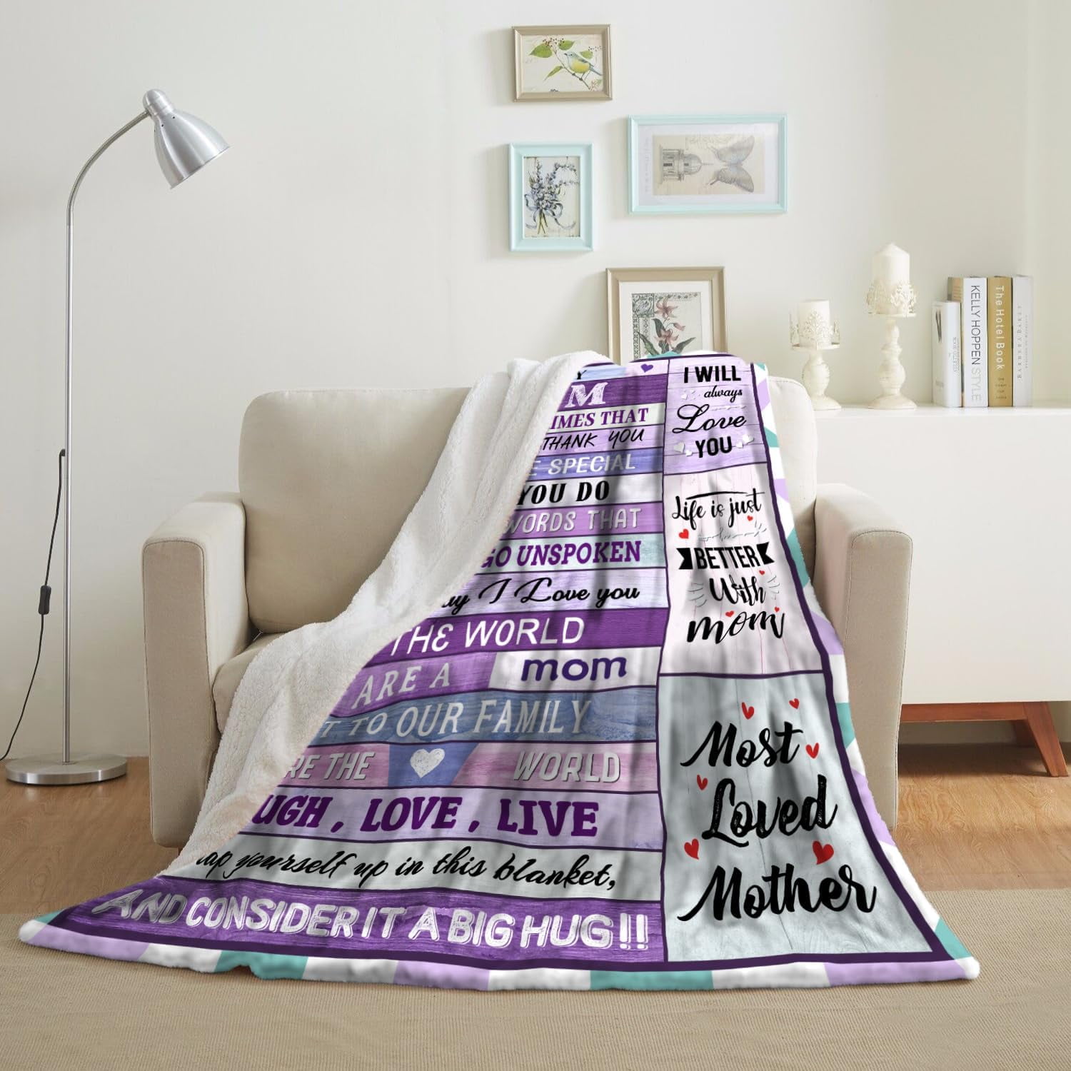 Gifts for Mom, Mom Gifts from Daughter Son, Unique Mom Birthday Gifts, Birthday Gifts for Mom, Best Mom Gifts Ideas, First Time/New Mom Gifts, Mom Christmas Valentine''s Day Gifts, Mom Blanket 80"x60"