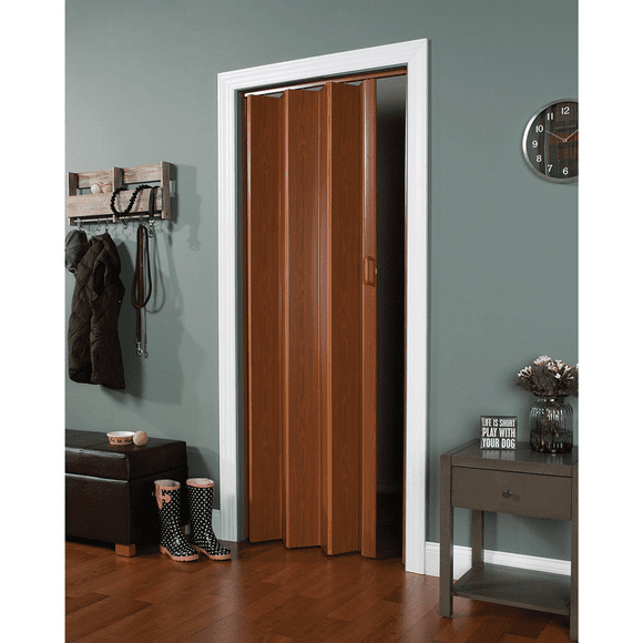 LTL Home Products EN3280FL Encore Interior Accordion Folding Door, 24-36 x 80 Inches, Fruitwood