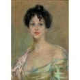 thumbnail image 2 of Alice Pike Barney 14x18 Black Ornate Wood Framed Double Matted Museum Art Print Titled - Mrs. Pansy Cotton (1903), 2 of 5