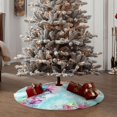 thumbnail image 4 of Fotbe Dragonfly Floral Pattern Christmas Tree Skirt, Tree Skirts Plush Christmas Decorations, Christmas Tree Skirts Xmas Decorations Holiday Party Decor-36", 4 of 6