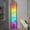 6 Tier+LED, variant on 5 Tier Corner Shelf, Tall Corner Bookshelf Plant Rack, Wall Shelves Tower Storage Organizer with Metal Frame & Wooden Shelves, Narrow Display Book Shelf Rack for Bedroom, Living Room, Office