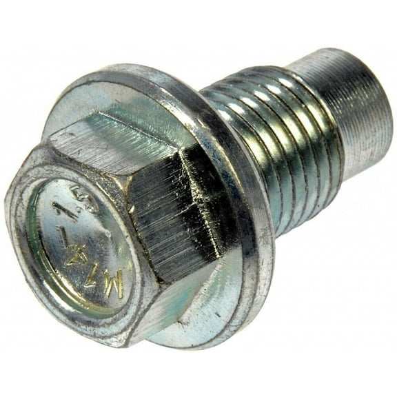 KarParts360 For Acura NSX 2022 Engine Oil Drain Plug | Steel | Silver | 3 Bolt Grade | Conventional Drain | Pilot Point Describe | With Gasket Or Seal | Replacement For 09247-14027, 0B6S710404A