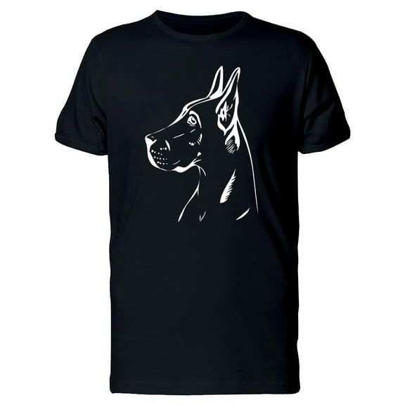 Sketch Of Great Dane Sideview T-Shirt Men -Image by Shutterstock, Male Small