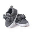 thumbnail image 5 of enyan B'aby B'oy Sneakers B'aby B'oys G'irls First Walking Shoes Infant Sneakers Crib Shoes Breathable Lightweight Slip On Shoes Grey,Size 4, 5 of 6