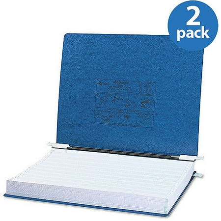 Acco Data Binder - ACCO Pressboard Hanging Data Binder, Dark Blue, 2 Pack