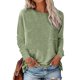 thumbnail image 4 of ICHUANYI Liquidación Blusa casual de verano de manga larga con cuello redondo para mujer ICHUANYI WER2023082201173, 4 of 6