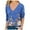 Blue fall sweatshirt for women, variant on USSUMA Shirts for Women Trendy, Women's Junior Tee Shirt Long-Sleeves Graphic Camo Printed V-neck 2022 Bohemian Cute T Shirt Loose Blouse T-shirts Graphic Skull Print Tunic Tops