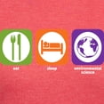 thumbnail image 3 of CafePress - Eat Sleep Environmental Women's Dark T Shirt - Womens Tri-blend T-Shirt, 3 of 4