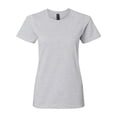 thumbnail image 5 of Gildan Women's Softstyle Crew Neck T-Shirt, Short Sleeve Semi-Fitted Cotton Tee, Sport Grey, Size L, 5 of 5