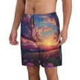 thumbnail image 2 of Fotbe Dreamy Dandelion Sunset Trajes de Baño Estampados para Hombre, Shorts de Verano de Secado Rápido, Ropa de Playa, Bañadores-Medium, 2 of 6