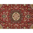 thumbnail image 4 of Pasargad Home Baku 61" x 83" Hand-Knotted Silk & Wool Area Rug in Red/Navy, 4 of 4