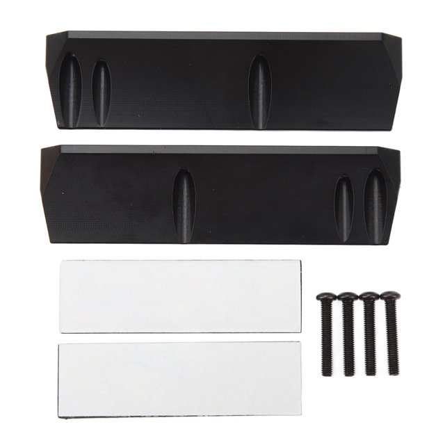 Placa lateral de expansión del receptor de batería ESC POM Rock Sliders para TRX4M Defender Bronco 1/18 RC Crawler Car