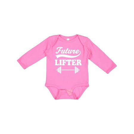 

Inktastic Future Lifter Weightlifting Gift Baby Boy Long Sleeve Bodysuit