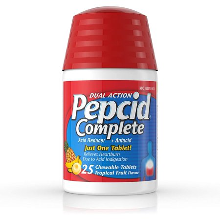 Pepcid Complete Acid Reducer, Antacid, Heartburn Relief, 25 Tablets