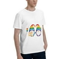 thumbnail image 2 of Bingfone Happy Pride Gnome Men'S Loose Fit Short-Sleeve Pocket T-Shirt, 2 of 7