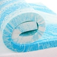 thumbnail image 3 of Subrtex Wave Pattern Gel Memory Foam Mattress Topper（3", Full）, 3 of 6