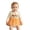 A-Orange, variant on WhouRiu Baby Girls Halloween Graphic Rompers Long Sleeve Flat Collar Bodysuit With Mesh Hem Kids Comfortable Breathable Cute Jumpsuit,0-3 Months