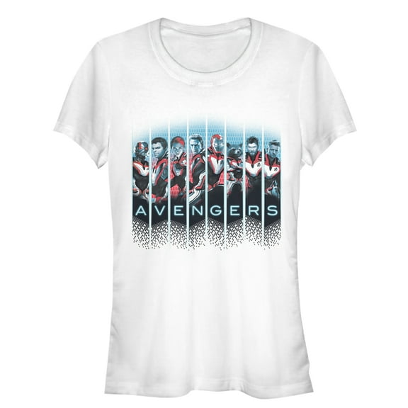 Junior's Marvel Avengers: Endgame Hero Panels  Graphic Tee White Small